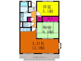 メゾンアヴェニールの物件間取画像